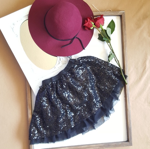 Other - Black sequin Skirt
